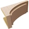 Ekena Millwork 10"W x 20"D x 10"H Wide Rivera Rough Cedar Woodgrain TimberThane Corbel, Primed Tan CORUR10X20X10RIVRCPR - alternate 2